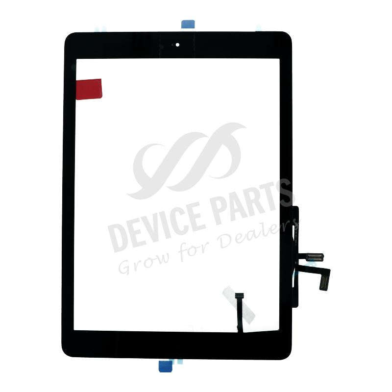 Touch Screen + Touch Screen Adhesive with Home Button Flex Cable for iPad Air Black OEM