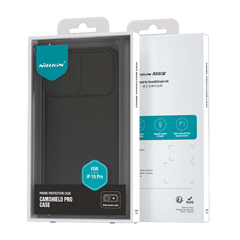 NILLKIN CamShield Pro Case for iPhone 15 Pro Blue