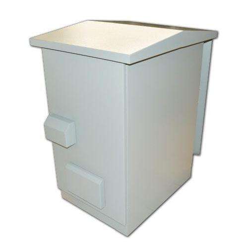 Outdoor 42U 19" IP55 Ventilated Cabinet, 600mm x 800mm, metal door with lock and 4 x 220v fans