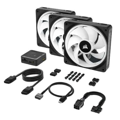 Corsair iCUE LINK QX120 RGB 120mm PWM Fans Starter Kit