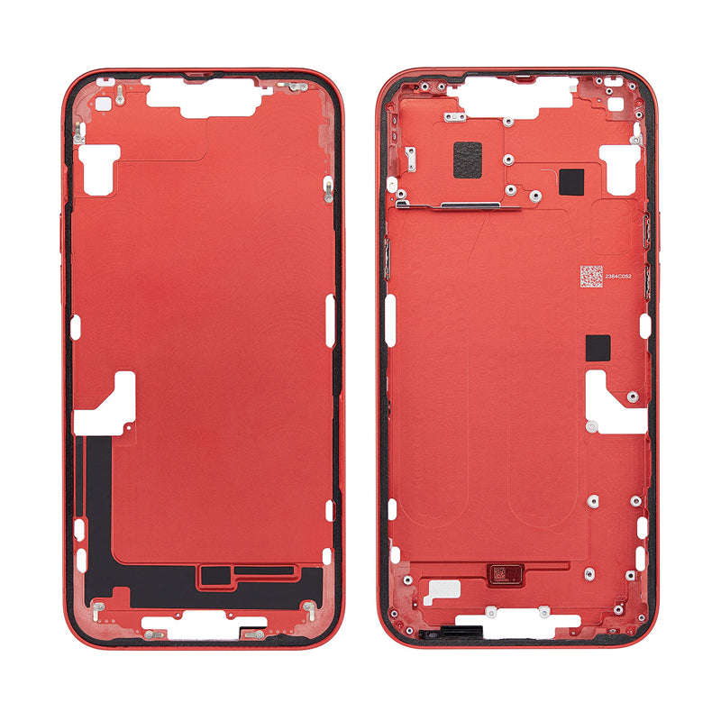 Middle Frame with Side Buttons for iPhone 14 Plus A2632 USA Version Red HQ