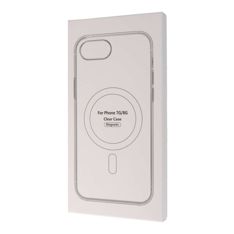 Clear MagSafe Anti-Shock TPU Case for iPhone 7/8 with Box Packaging
