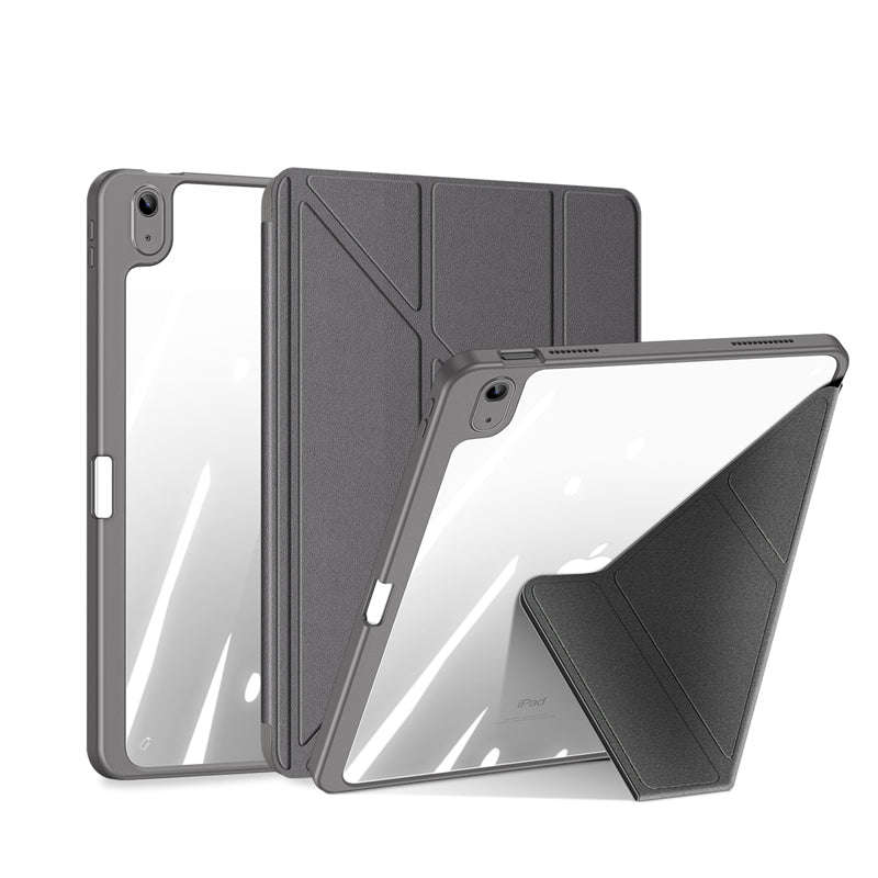 DUX DUCIS Magi Series Detachable Case with Pencil Holder for iPad 2022/10th Transparent Grey