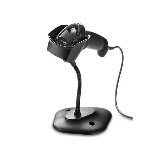 Zebra DS2208 Handheld 2D Imager; Black w/stand USB Kit