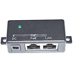 1 Port Passive Power over Ethernet Injector Gigabit - Requires External PSU 2.1mm Jack
