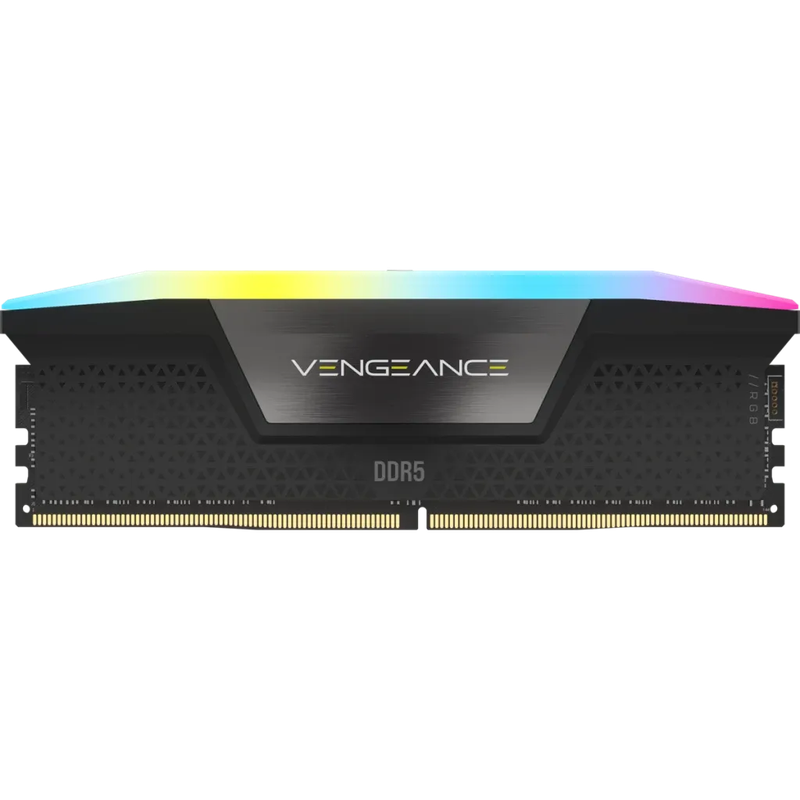 Corsair VENGEANCE RGB DDR5 48GB (2 x 24GB) DDR5 7200 CL36-46-46-116 1.40V Intel XMP - BLACK