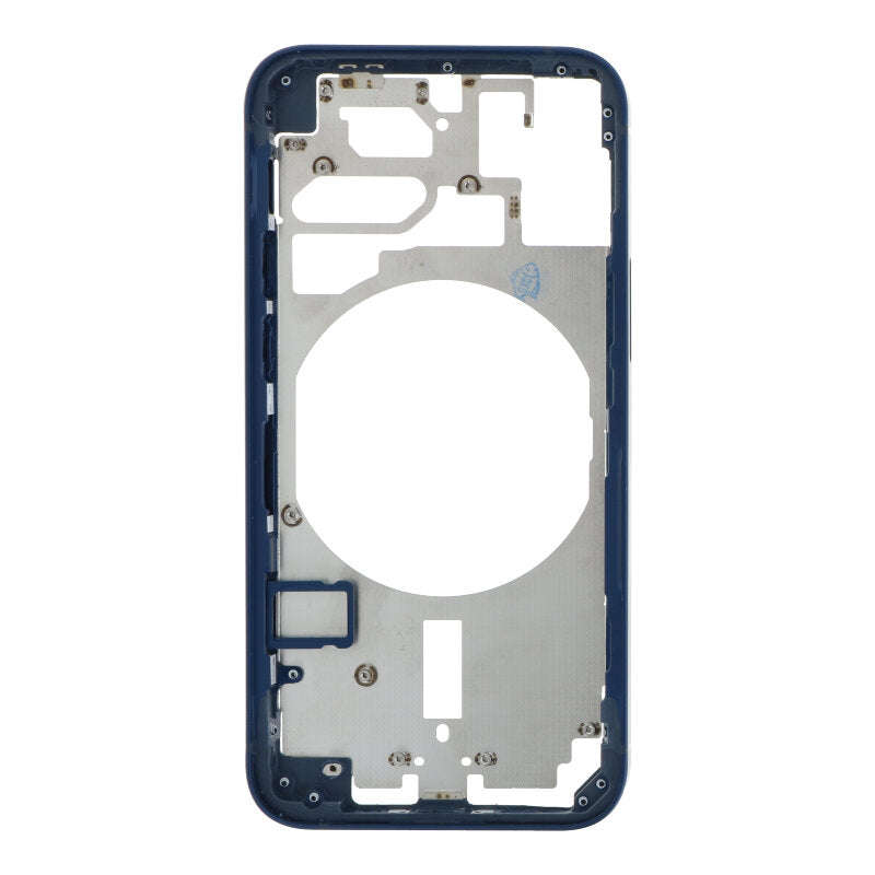 Middle Frame with Side Buttons + SIM Card Tray for iPhone 12 Mini European Version Blue OEM