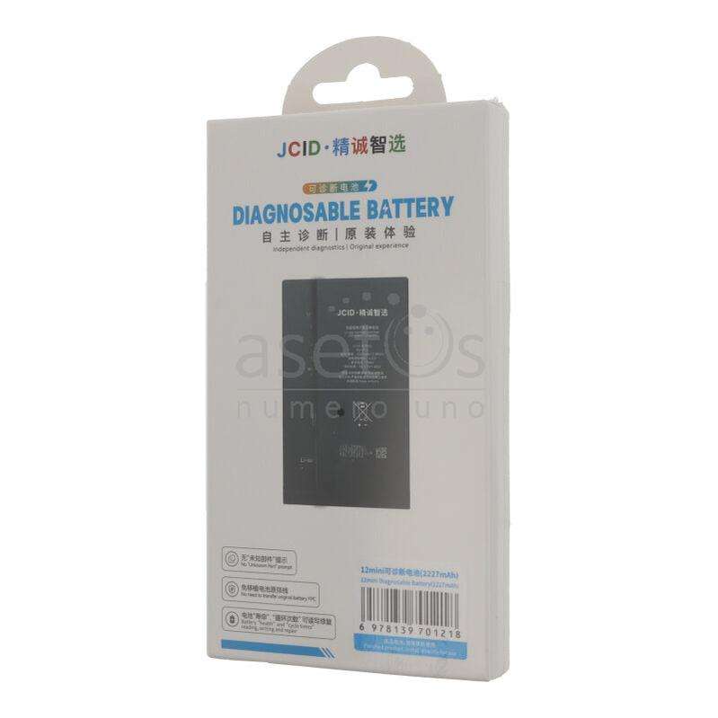 JC 2460mAh Battery + Battery Adhesive for iPhone 12 Mini High Capacity Version + Diagnosable + Ba...