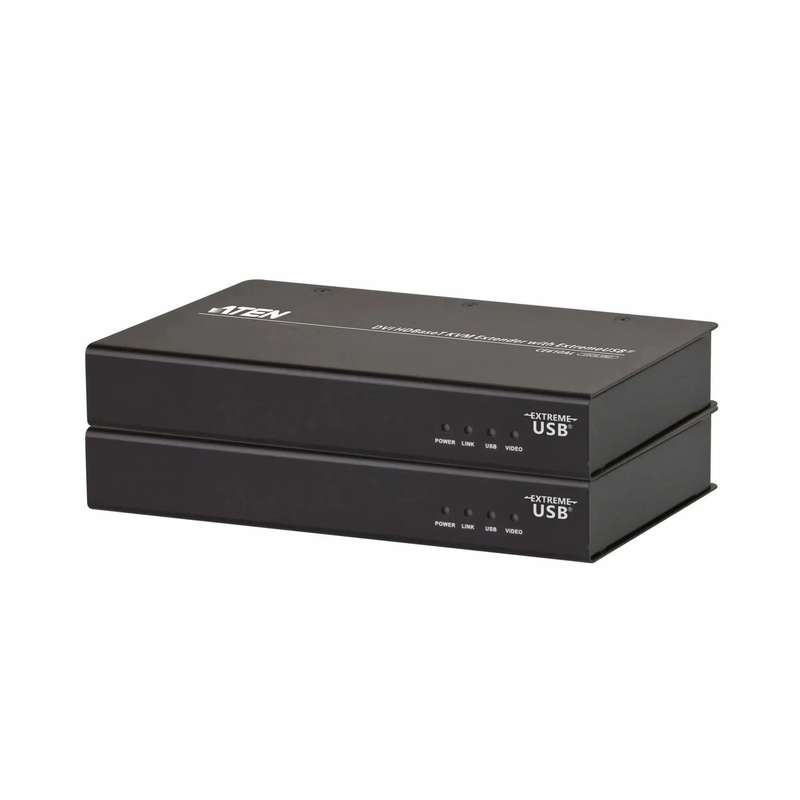 ATEN USB 2.0 DVI HDBaseT KVM Extender EX.USB/W/(US/EU/OUT) ADP.(100m).