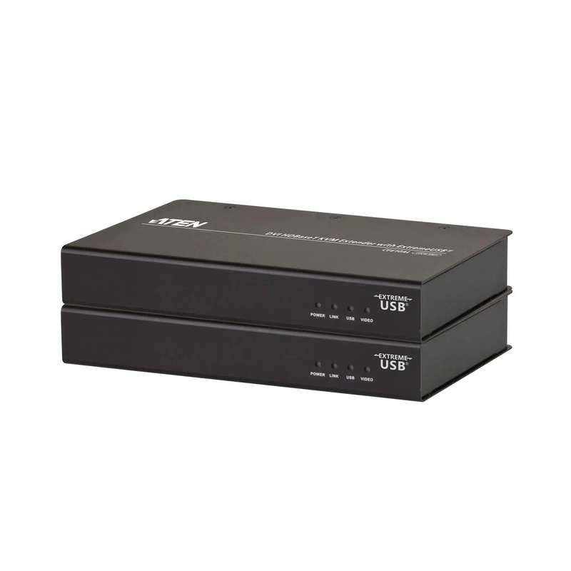 ATEN USB 2.0 DVI HDBaseT KVM Extender EX.USB/W/(US/EU/OUT) ADP.(100m).