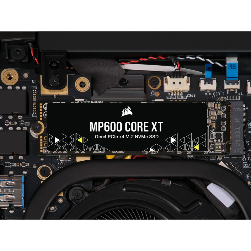 Corsair MP600 CORE XT 1TB NVMe PCIe M.2 SSD; Read Up To 5900MB/s; Write up to 5000MB/s.