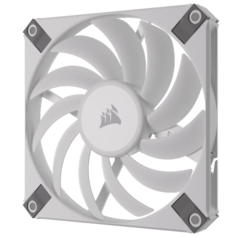CORSAIR iCUE AF120 RGB SLIM 120mm PWM Fluid Dynamic Bearing Fan - White