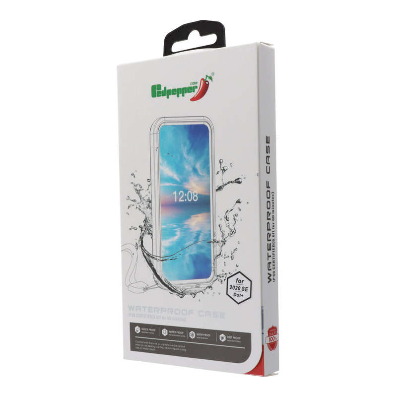 Redpepper IP68 Waterproof Shockproof Case for iPhone 7/8/SE 2020/SE 2022 Black