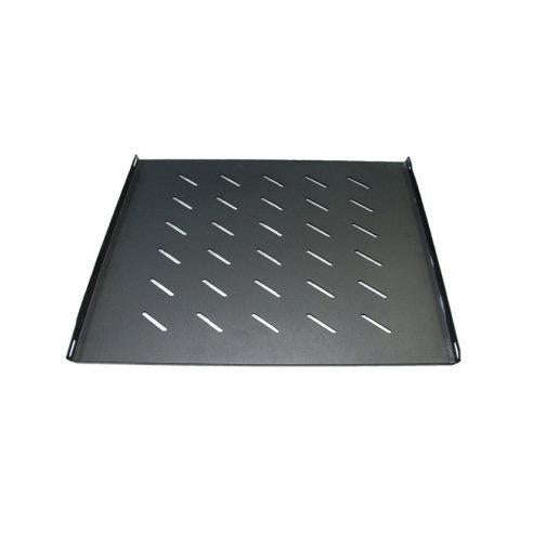 Acconet Fixed Shelf For 1000mm Deep 18, 27, 42U Racks, 700mm Deep, 1U, Black