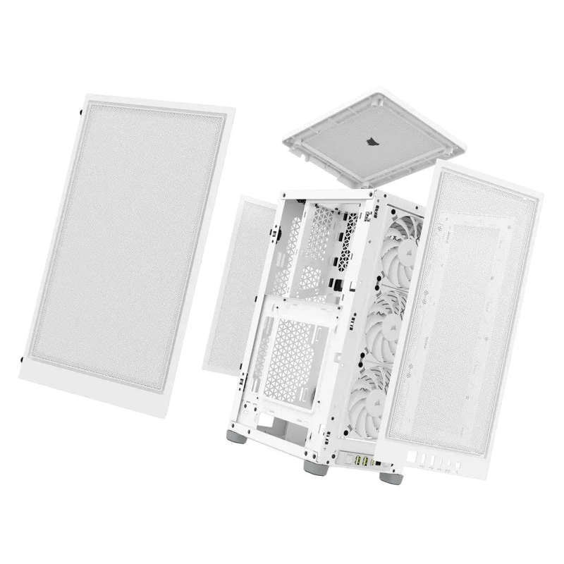2000D AIRFLOW White Mini-ITX PC Case; 3x 2.5'' Drive Bays; Up to 360mm Radiator compatible