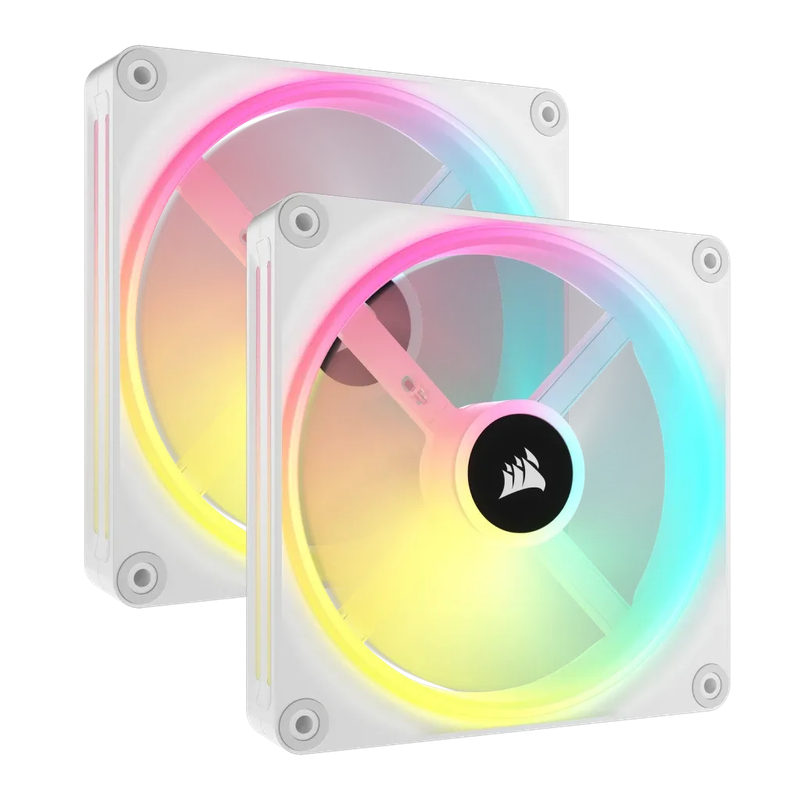 Corsair iCUE LINK QX140 RGB 140mm PWM Fans Starter Kit - White