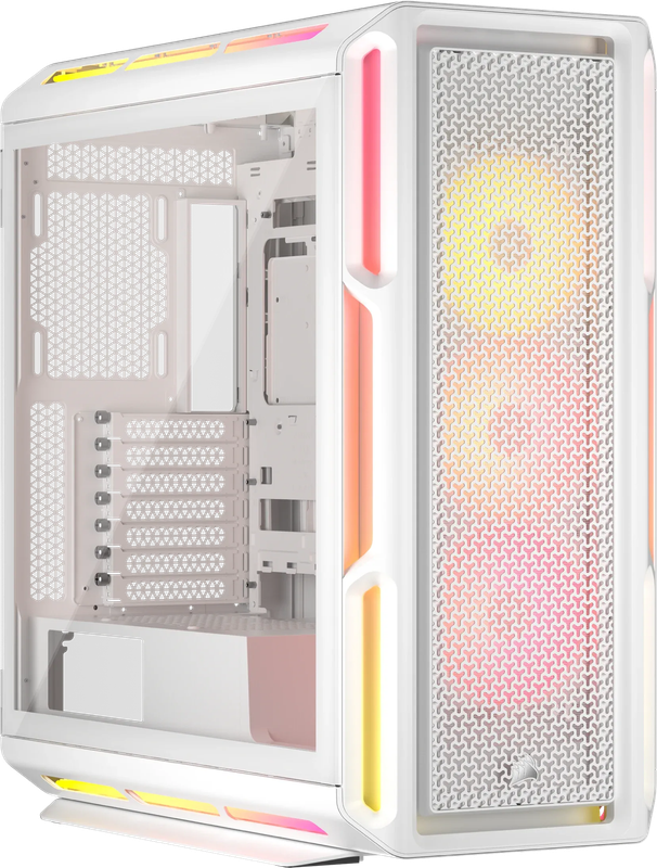 Corsair iCUE LINK 5000T LX RGB Mid-Tower PC Case; White