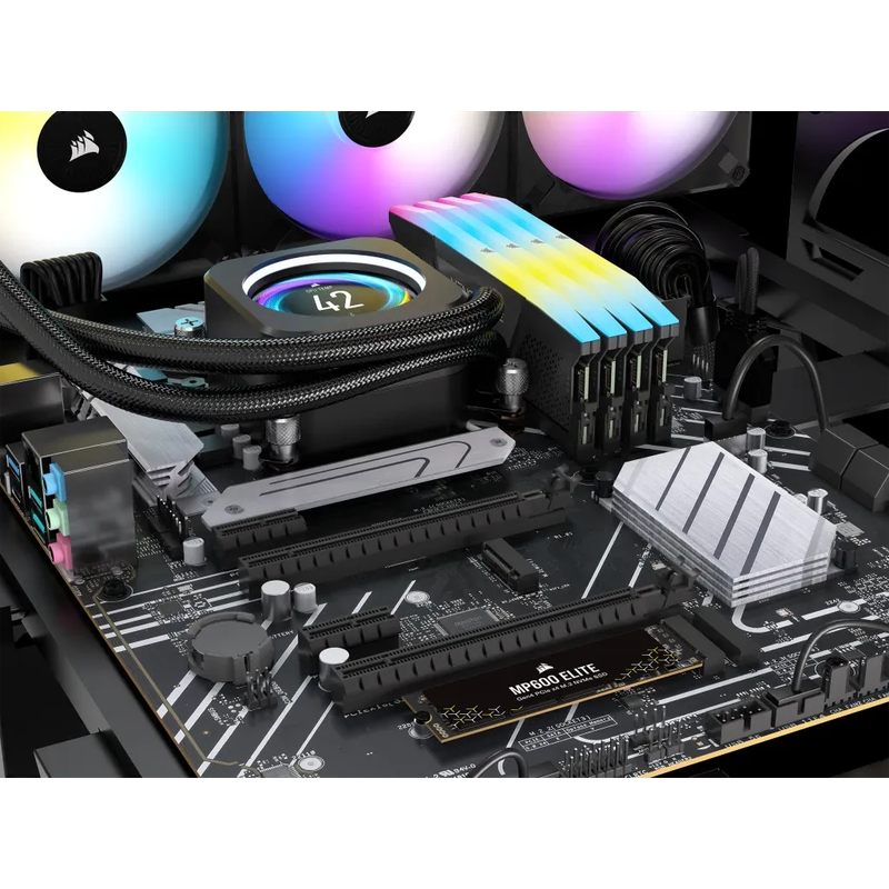Corsair MP600 ELITE 1TB Gen4 PCIe x4 NVMe M.2 SSD (no heatsink); Read Up To 7000MB/s; Write up to...