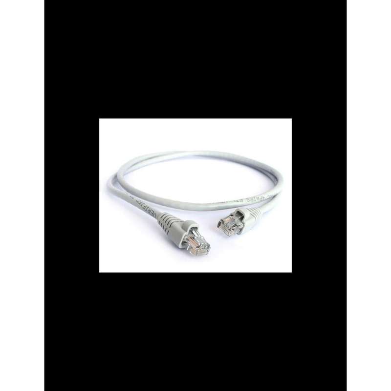 Acconet CAT6 UTP Flylead, 10 Meter, Straight, Stranded Cable, Moulded Boots and Plugs, Grey