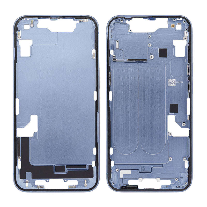 Middle Frame with Side Buttons for iPhone 14 A2649 USA Version Blue OEM