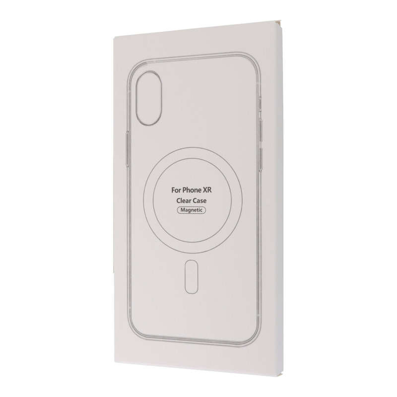 Clear MagSafe Anti-Shock TPU Case for iPhone XR with Box Packaging