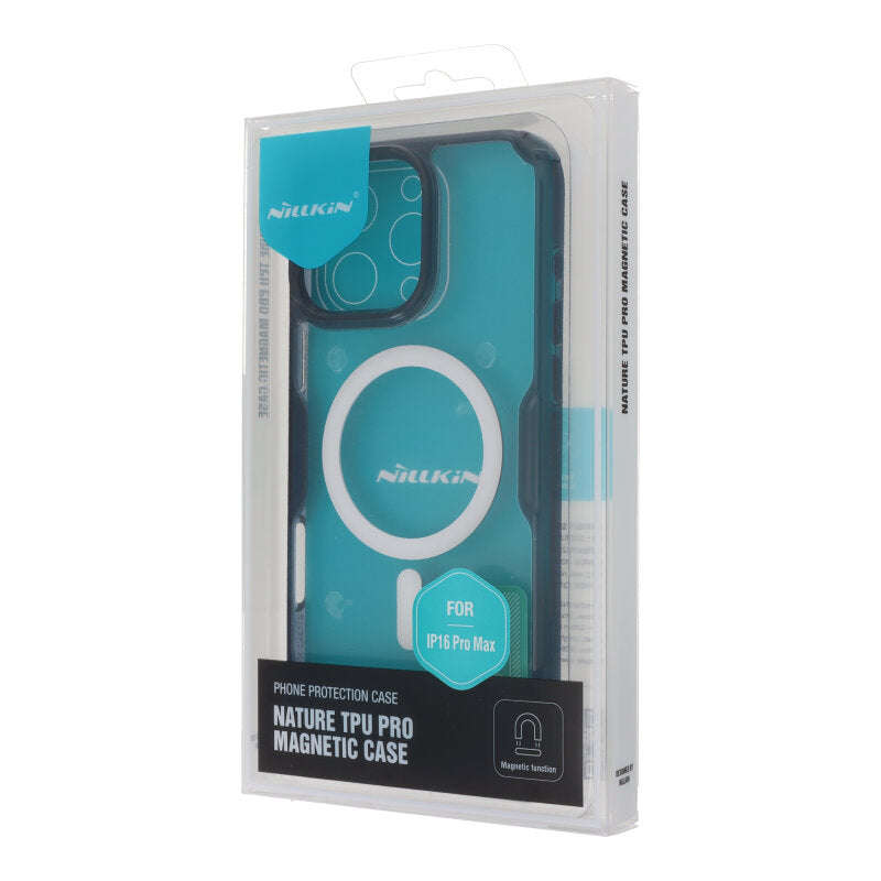 NILLKIN Nature TPU Pro Magnetic Case for iPhone 16 Pro Max Blue