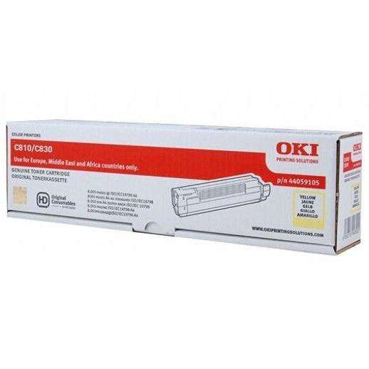 OKI TONER-Y-C810/830- 8K NEU