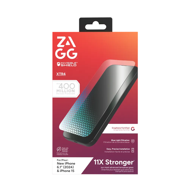 InvisibleShield Glass XTR4  Apple iP16 /15 Screen