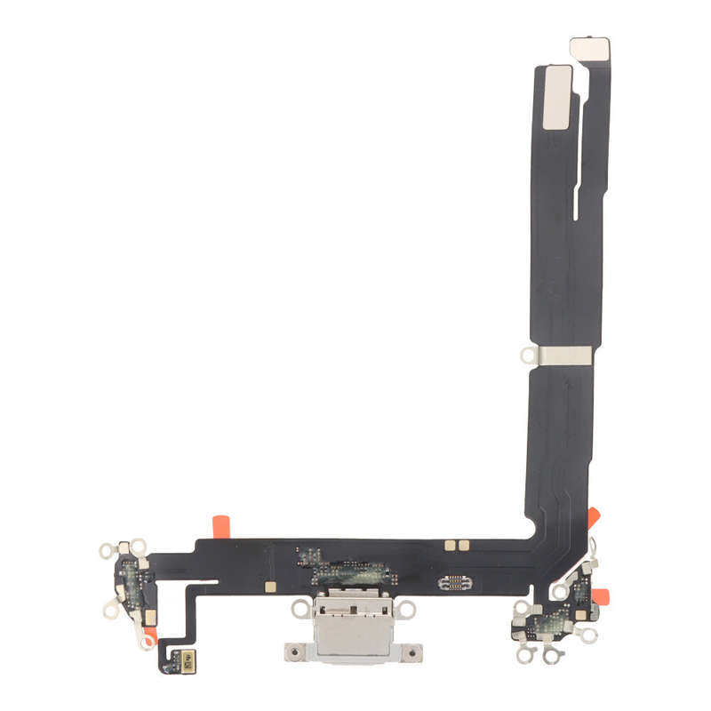 Charging Port Flex Cable for iPhone 16 Plus White Ori