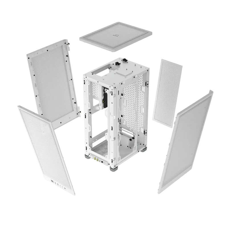 2000D AIRFLOW White Mini-ITX PC Case; 3x 2.5'' Drive Bays; Up to 360mm Radiator compatible
