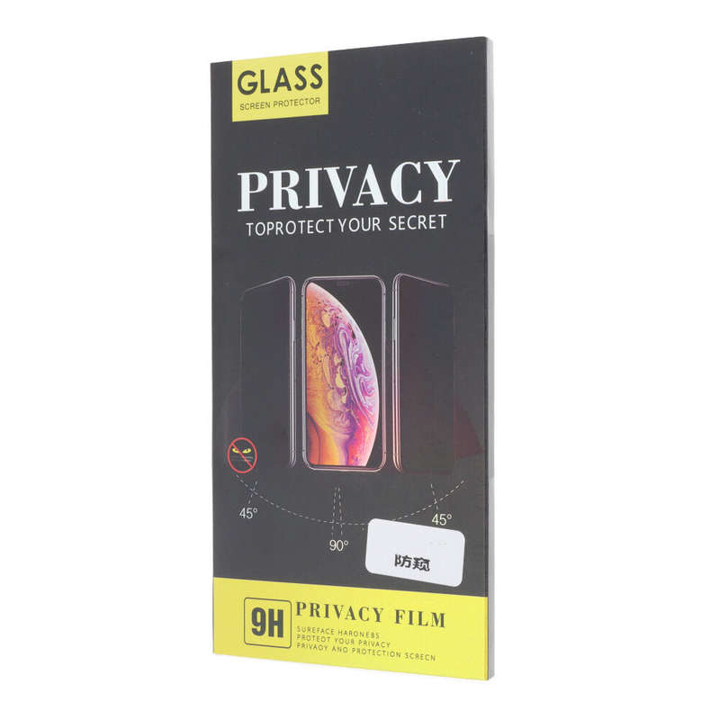 Privacy Anti-Glare Full Screen Tempered Glass Screen Protector for iPhone 11/XR Black