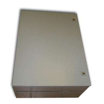 Metal IP55 Weatherproof Enclosure (800x600x350), Beige, Surface Mount, Lockable Doors