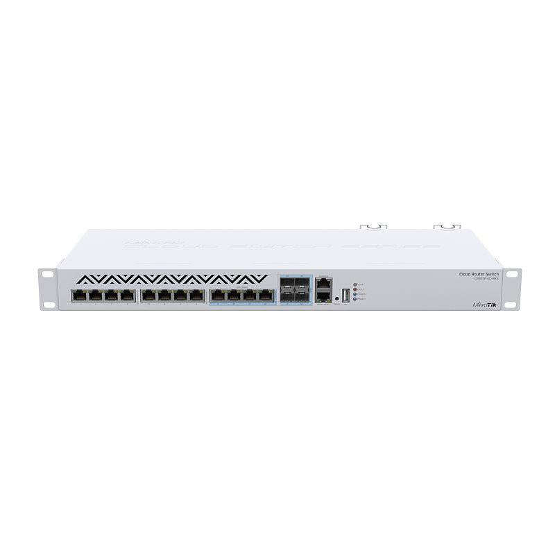 MikroTik CRS 8 Port 10Gbps 4SFP+/10Gbps Ports | CRS312-4C+8XG-RM