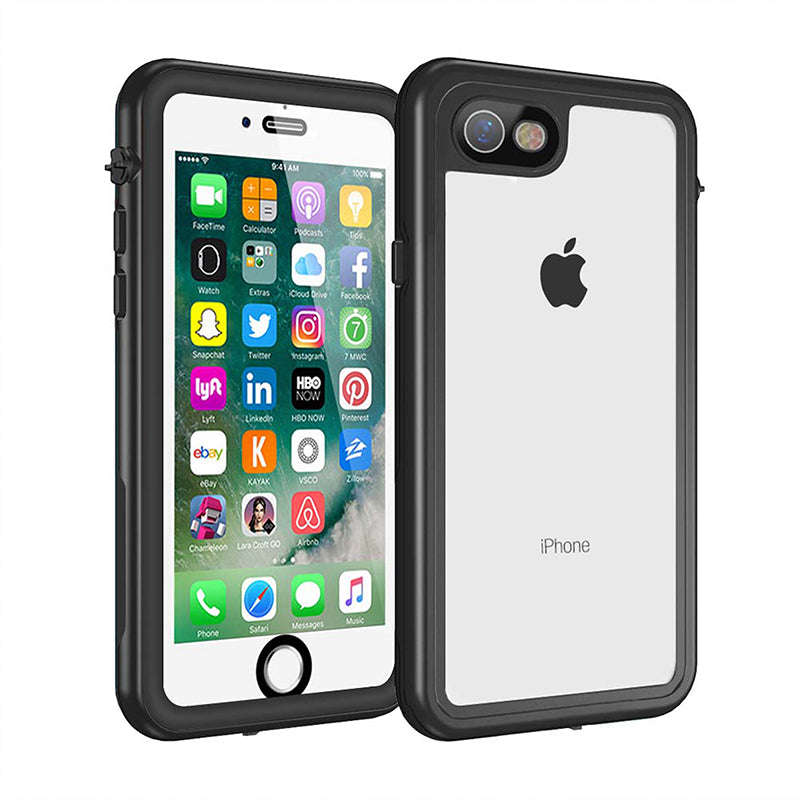 Redpepper IP68 Waterproof Shockproof Case for iPhone 7/8/SE 2020/SE 2022 Black