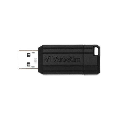 VERBATIM  16GB PINSTRIPE USB BLK