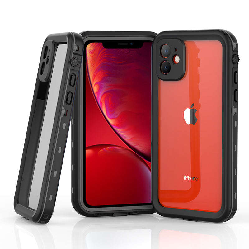 Redpepper IP68 Waterproof Shockproof Case for iPhone 11 Black