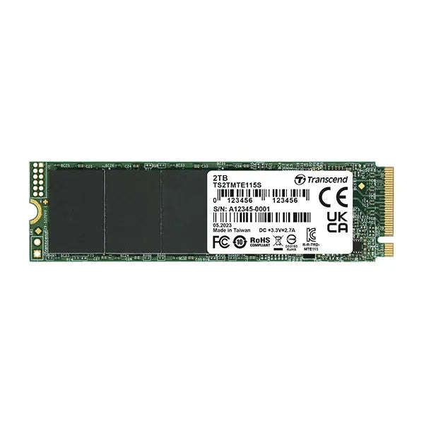 TRANSCEND 250GB MTE115S PCI-E GEN 3x4 M.2 2280 SSD 3D NAND - 3200 MB/s Read 1300 MB/s Write - 100...