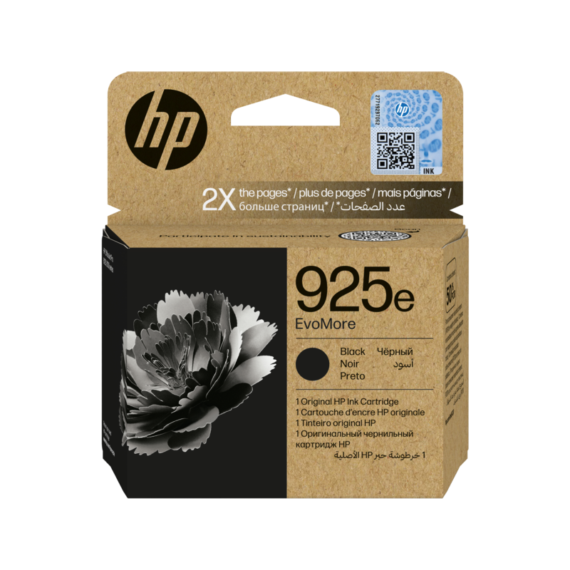 HP 925E EVOMORE BLACK ORIGINAL INK CARTRIDGE