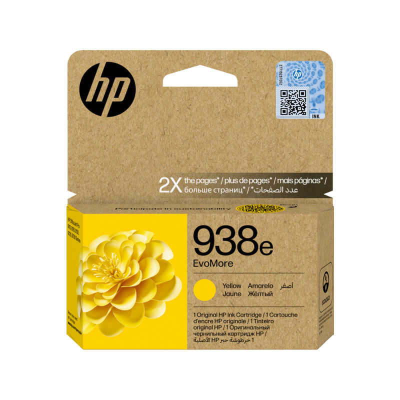 HP 938E EVOMORE YELLOW ORIGINAL INK CARTRIDGE