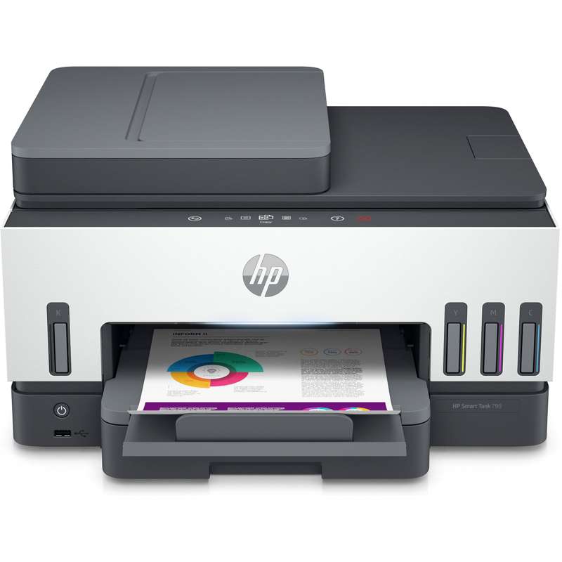 HP SMART TANK 790-PRINT, SCAN, COPY AND FAX-UP TO:15/9 PPM; AUTOMATIC DUPLE; AUTOMATIC DOCUMENT F...