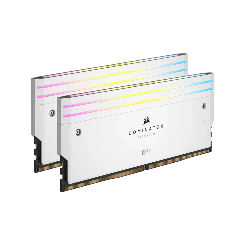 Corsair DOMINATOR TITANIUM 48GB (2 x 24GB) DDR5 7200 CL36-46-46-116 1.40V Intel XMP - WHITE