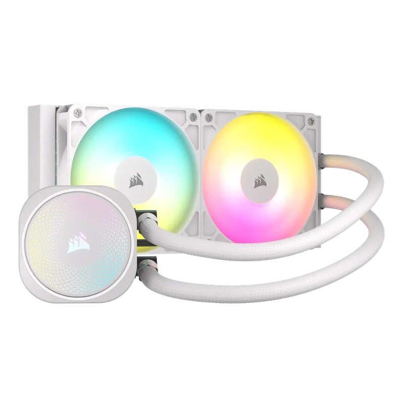 Corsair NAUTILUS 240 ARGB White; 240mm Radiator; Liquid CPU Cooler; Intel® LGA 1851/1700; AMD® ...