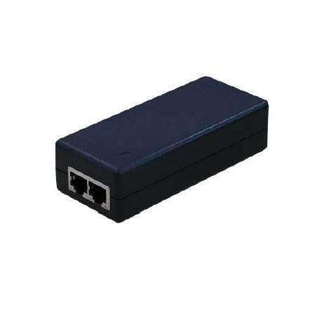 Gigabit Power over Ethernet (PoE) Injector. 24V, 1.25A, Passive, 30 watt.