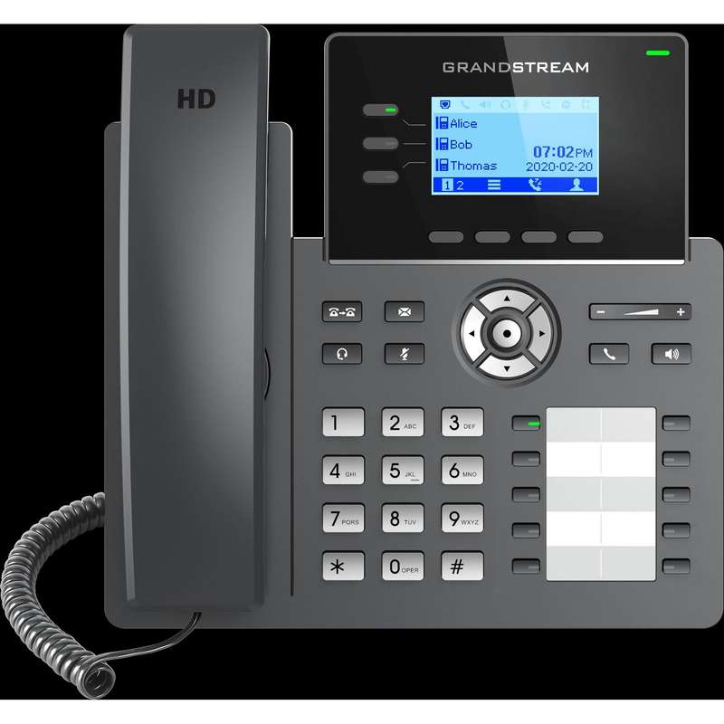 Grandstream 3-Line Gigabit Carrier Phone | GRP2604P