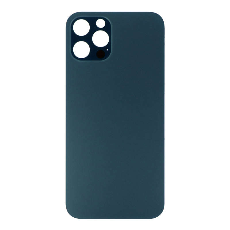 Battery Door with Adhesive for iPhone 12 Pro Small Hole Blue HQ