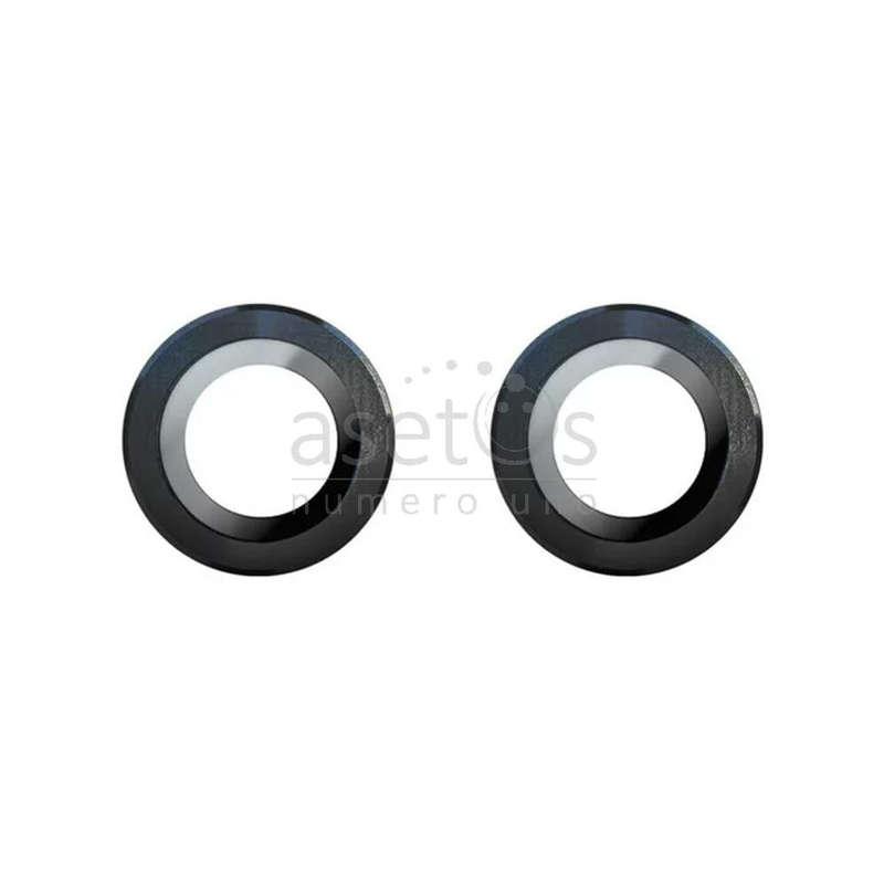 CD Series High End Rear Camera Tempered Glass Film for iPhone 14/14 Plus Black 2pcs in one set