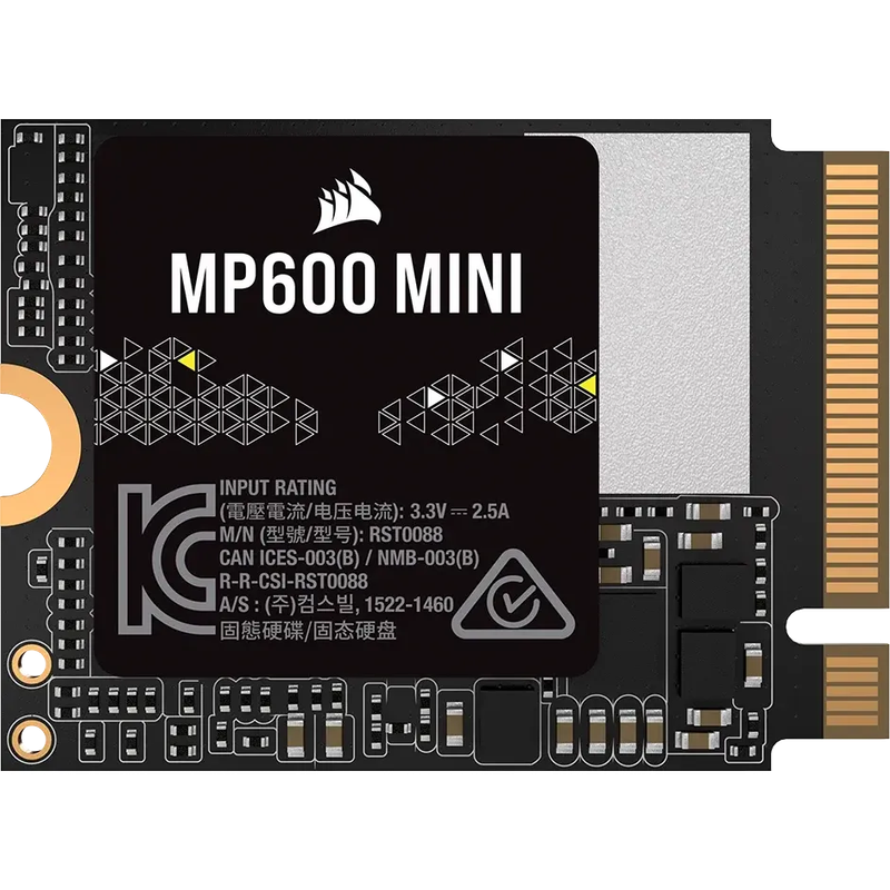 Corsair MP600 MINI 2TB M.2 NVMe PCIe Gen. 4 x4 SSD; Read Up To 5000MB/s; Write up to 3800MB/s