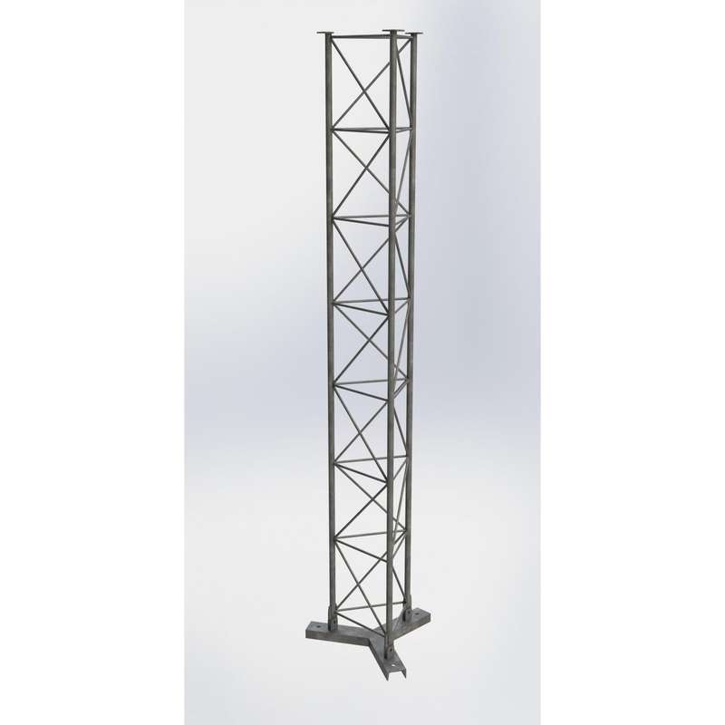Lattice Mast Y-Base Assembly. Includes Y-Base and Y-Base Section.