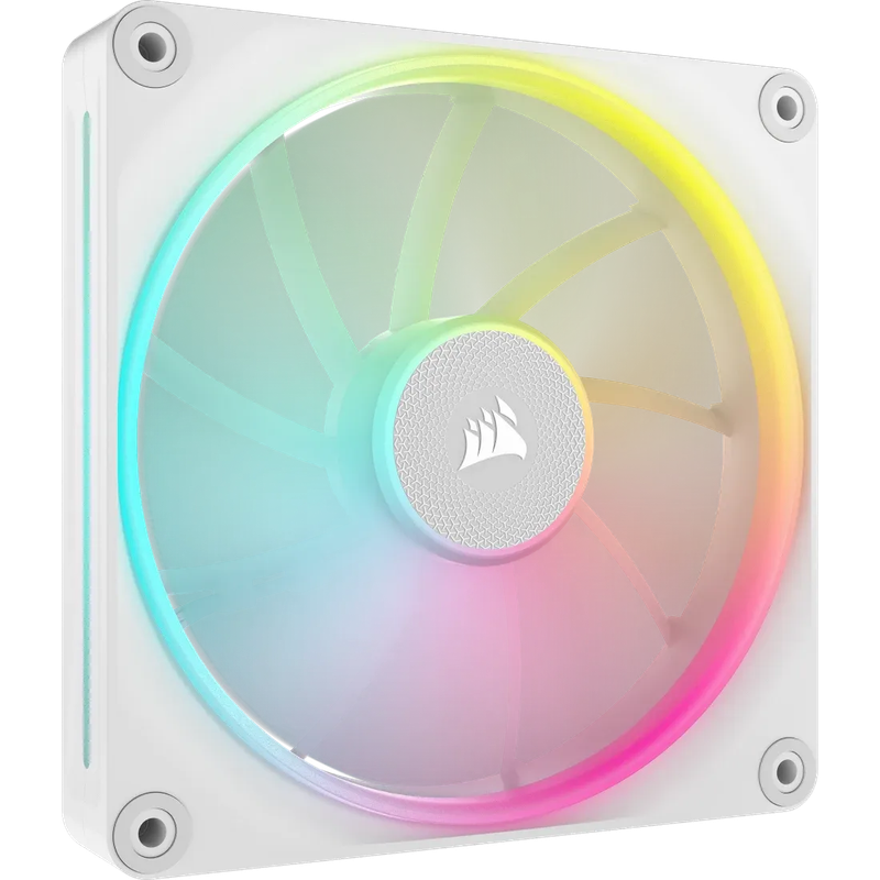 Corsair LX RGB Series; iCUE LINK LX140 RGB White; 140mm Fan; Dual Pack; iCUE LINK System Hub Incl...