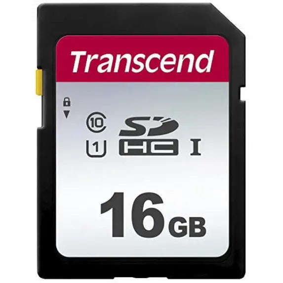 TRANSCEND 300S 16GB UHS-I CLASS 10 U1 SDHC CARD - 2D NAND